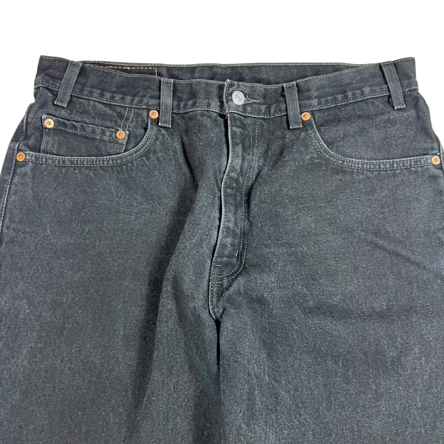 Vintage 90s Levi’s 550 black denim jeans (33x28)
