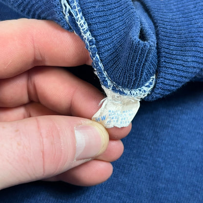 Vintage 1970s Montgomery Ward faded navy short sleeve crewneck (M/L)