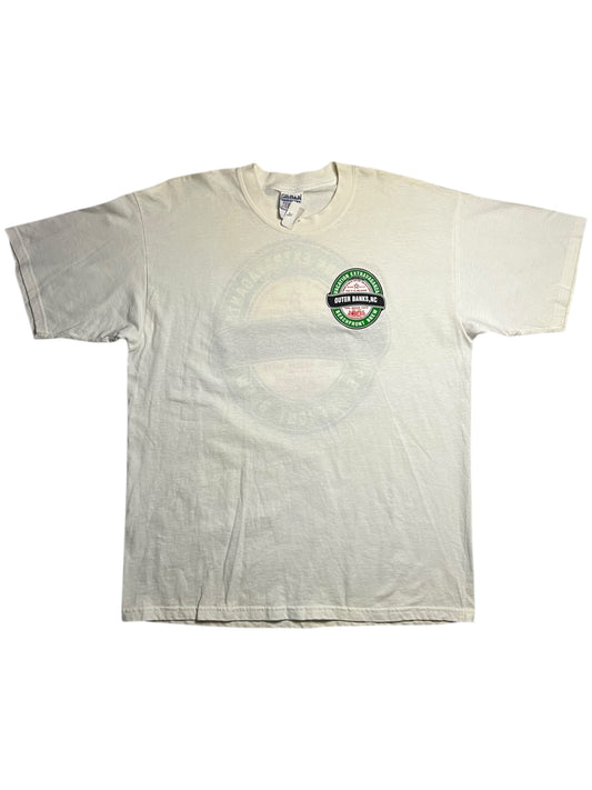 Vintage Y2K Outer Banks Beach Front Brew beer tee (XL) DS NWT