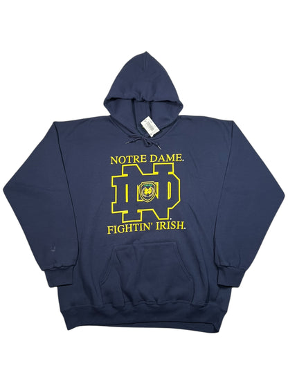 Vintage 90s Notre Dame Fightin’ Irish hoodie (XL) DS NWT