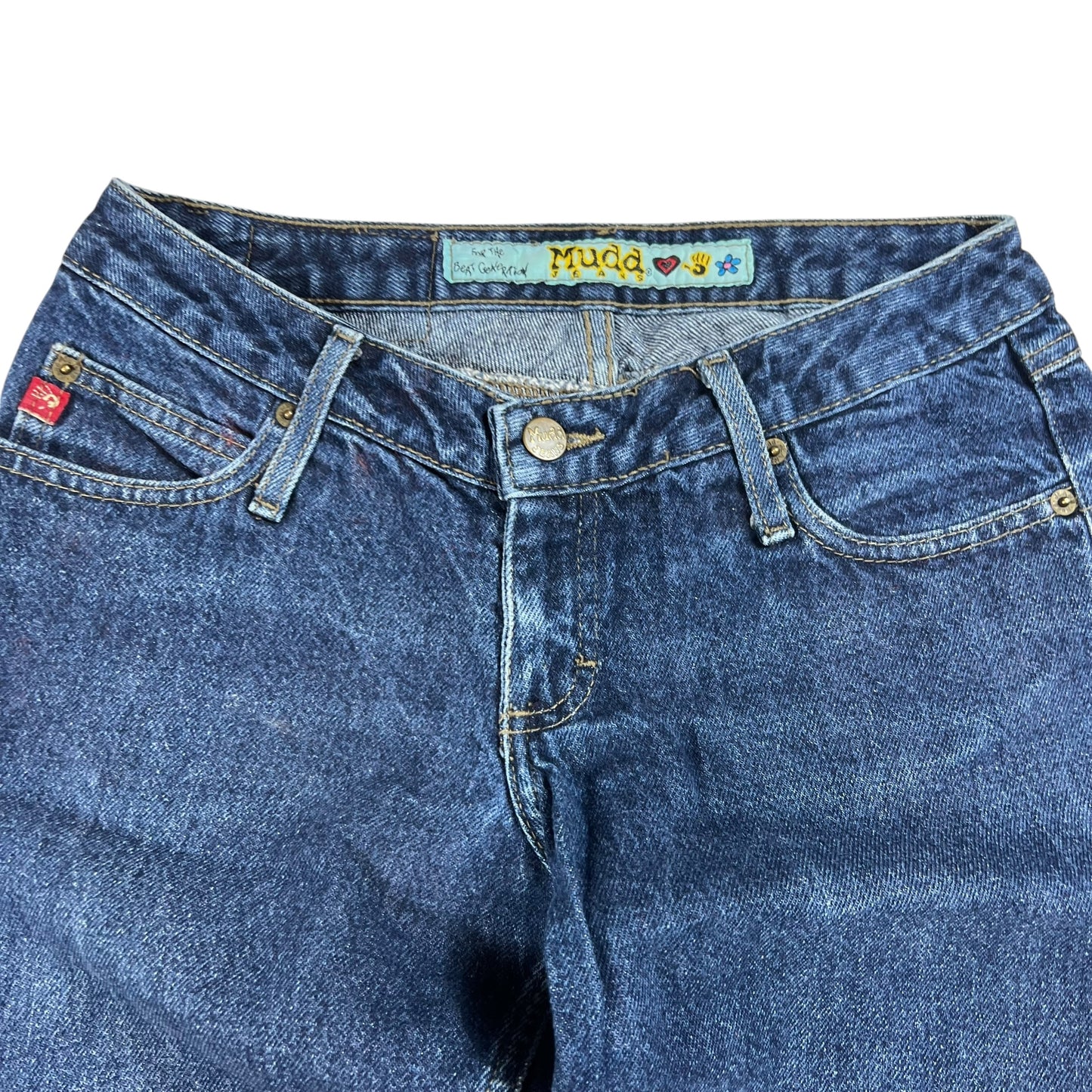 Vintage Y2K Mudd Jeans For the Beat Generation femme flare bell bottom women’s denim (5)