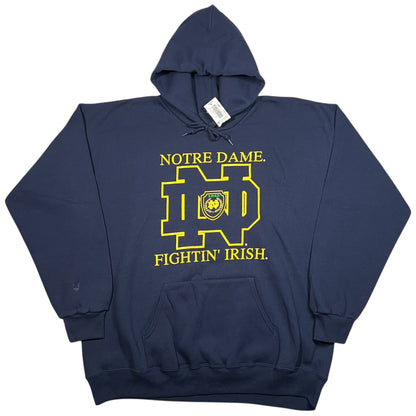 Vintage 90s Notre Dame Fightin’ Irish hoodie (XL) DS NWT