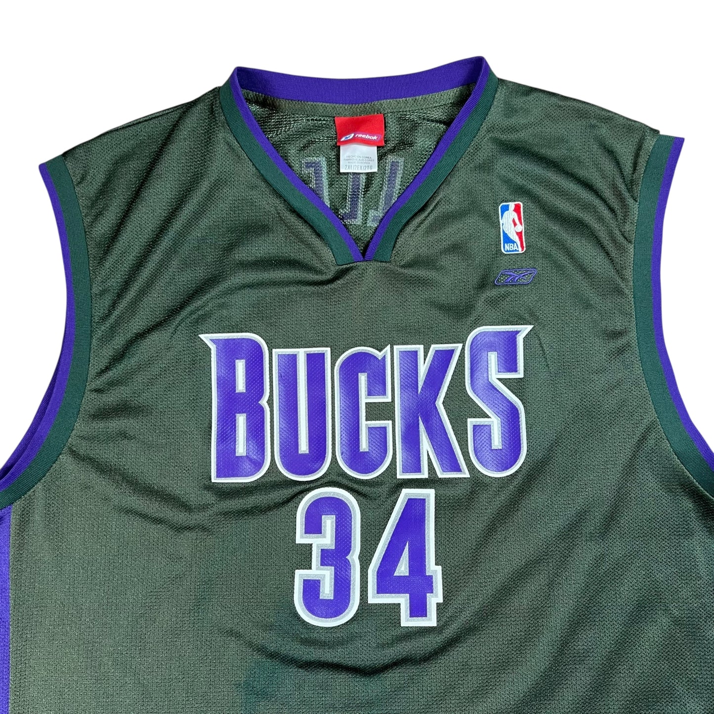 Vintage Y2K Milwaukee Bucks Ray Allen faded NBA jersey (XXL)