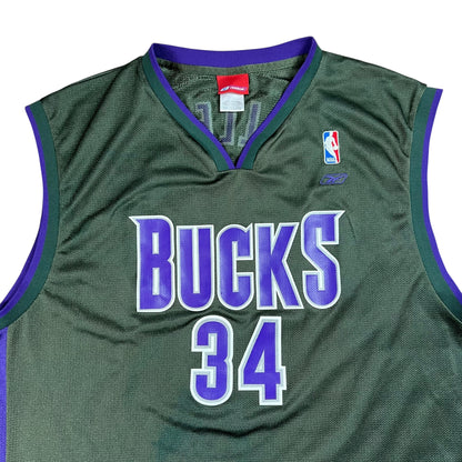 Vintage Y2K Milwaukee Bucks Ray Allen faded NBA jersey (XXL)