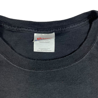 2009 Shut Up and Ride Bike Week long sleeve purple flames print shirt (XL)