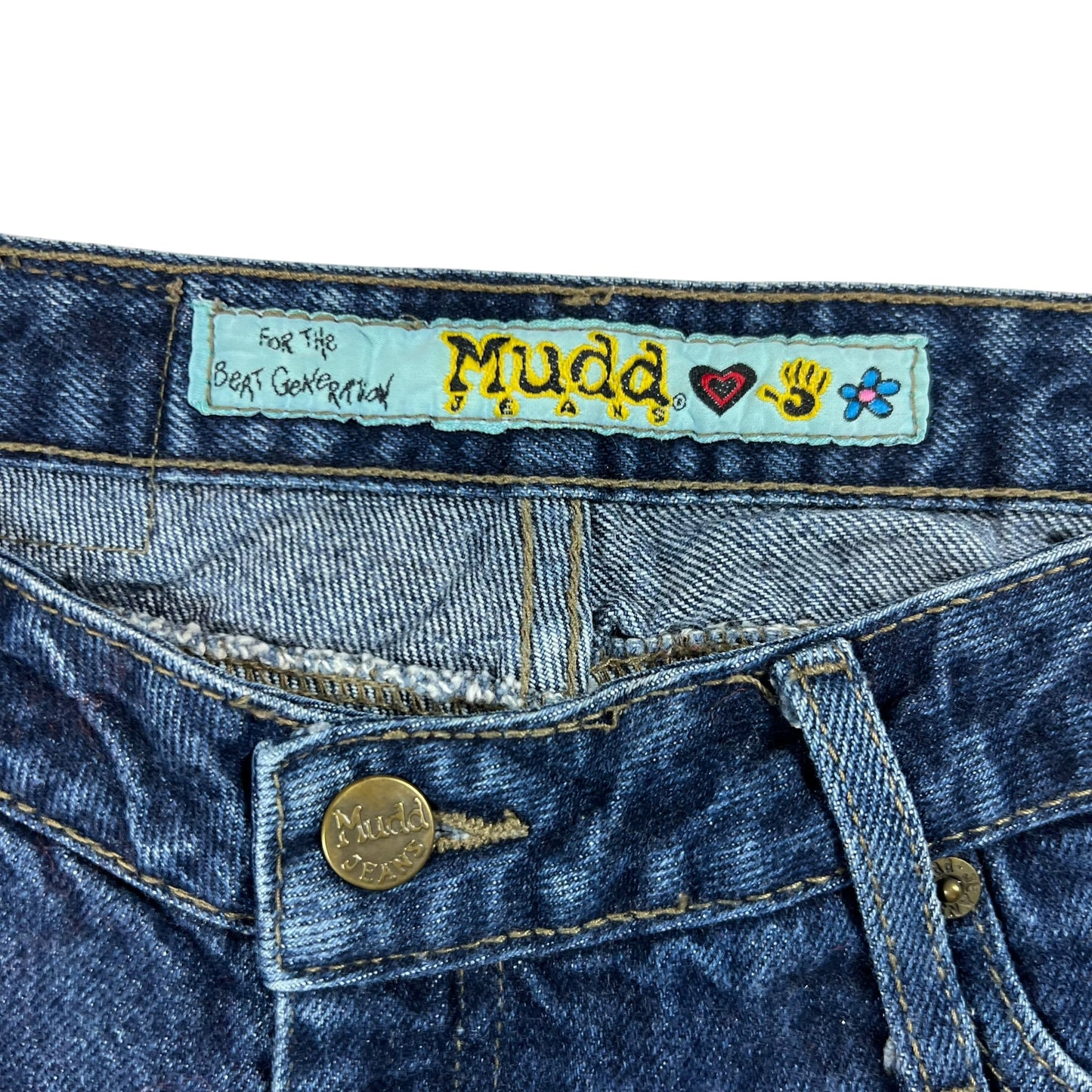 Vintage Y2K Mudd Jeans For the Beat Generation femme flare bell bottom women’s denim (5)