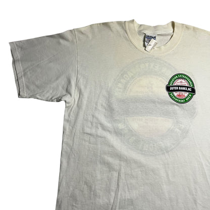Vintage Y2K Outer Banks Beach Front Brew beer tee (XL) DS NWT