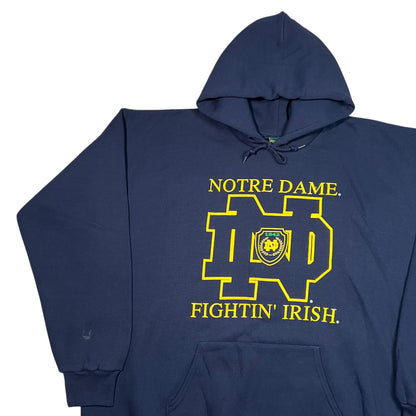 Vintage 90s Notre Dame Fightin’ Irish hoodie (XL) DS NWT