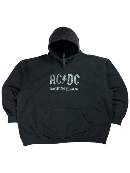 Vintage 2005 AC/DC Back in Black band hoodie (XL)