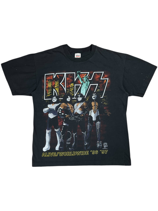 Vintage 1996-97 KISS Madison Square Garden NYC band tee (XL)