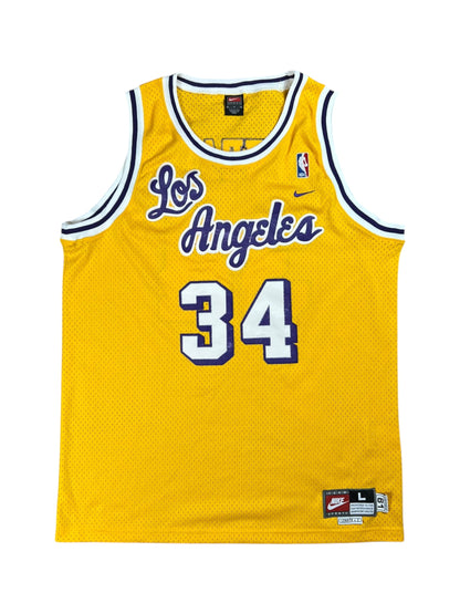 Vintage Y2K Nike Los Angeles Lakers Shaquille O’Neal NBA jersey (L)