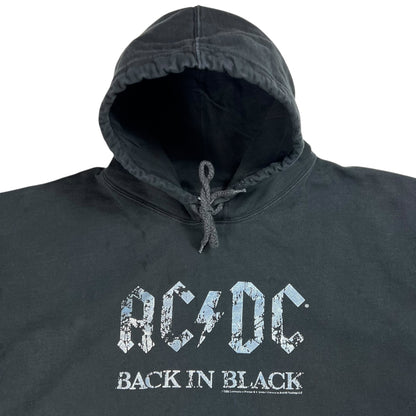 Vintage 2005 AC/DC Back in Black band hoodie (XL)