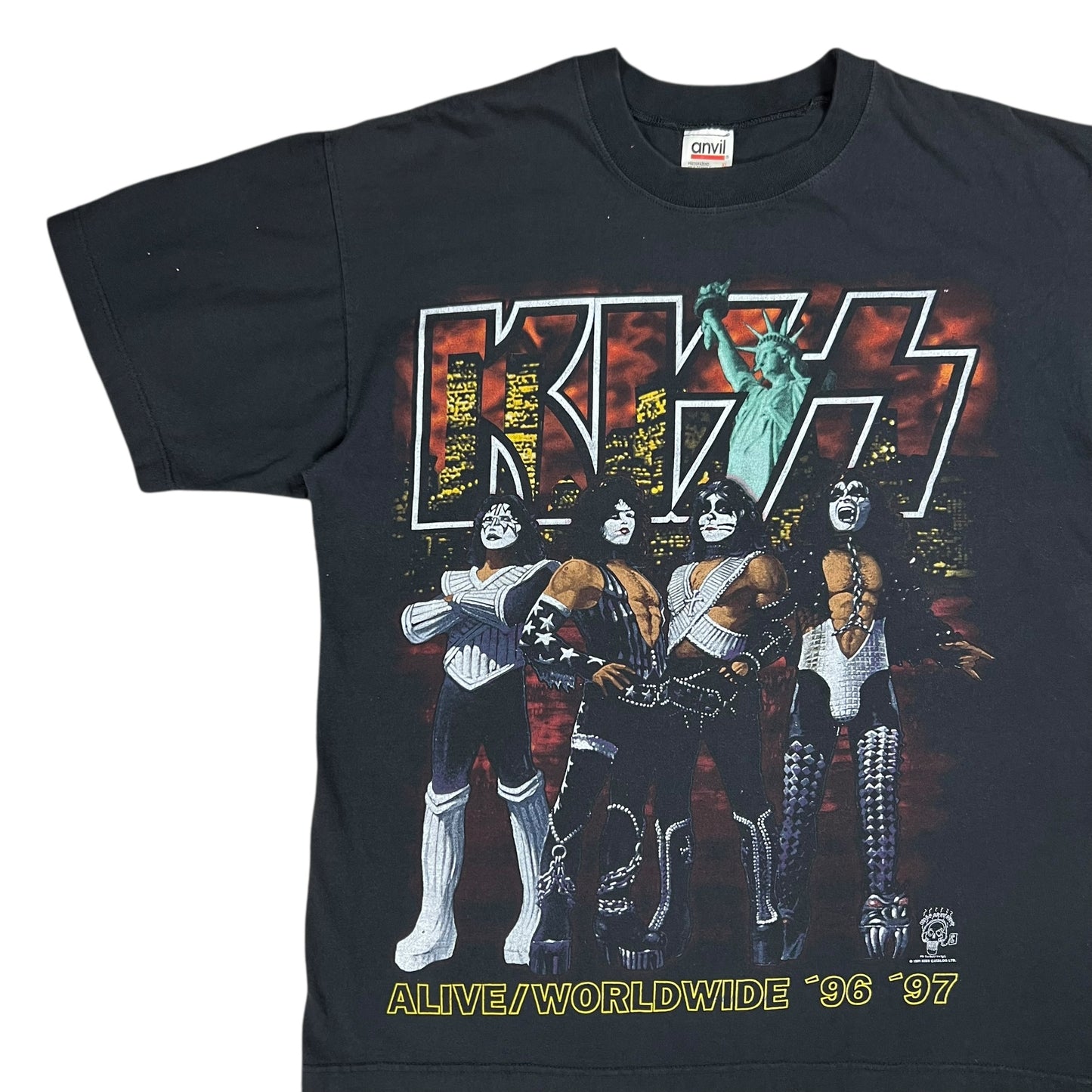 Vintage 1996-97 KISS Madison Square Garden NYC band tee (XL)
