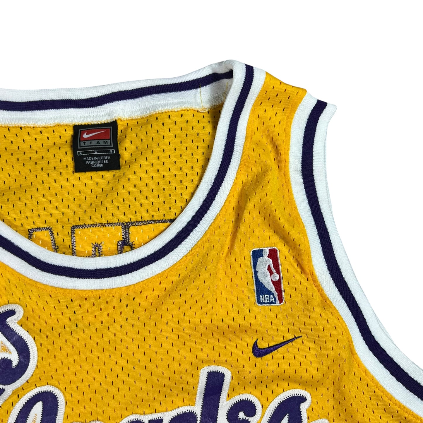 Vintage Y2K Nike Los Angeles Lakers Shaquille O’Neal NBA jersey (L)