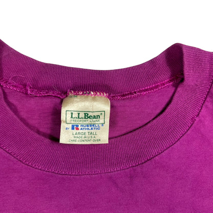 Vintage 90s L.L. Bean Russell Athletic pocket tee long sleeve shirt (XL)