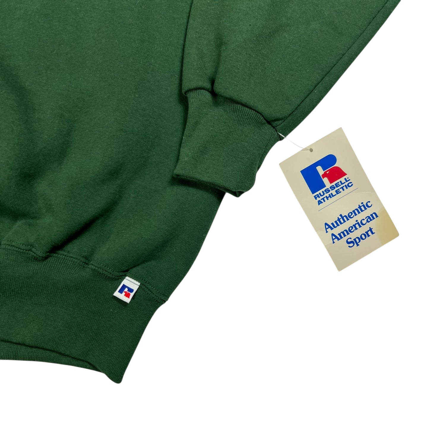 Vintage 90s Russell Athletic Henley collar crewneck (L/XL) DS NWT