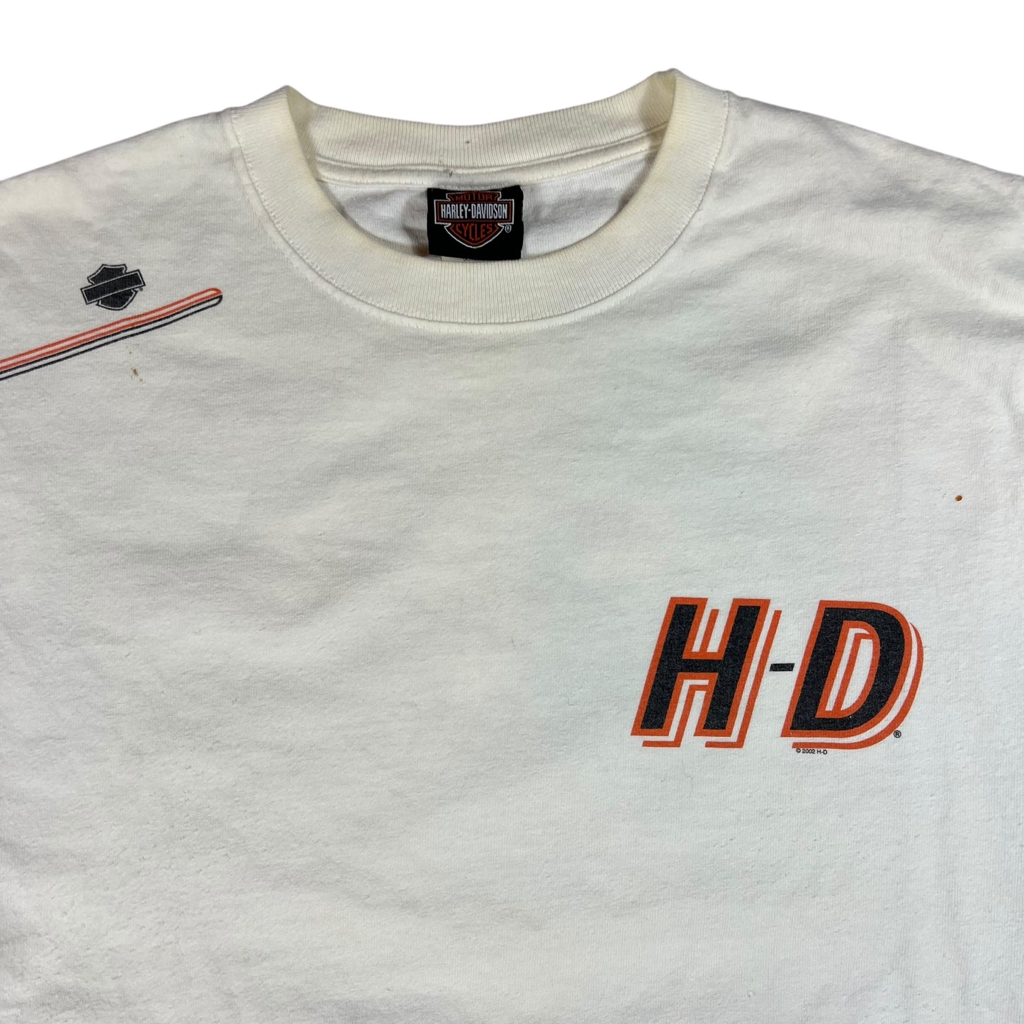 Vintage 2002 Harley Davison H-D long sleeve print shirt (XL)