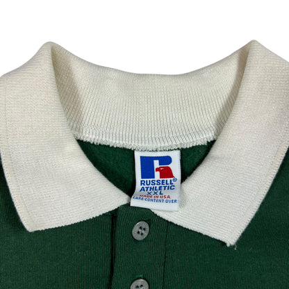 Vintage 90s Russell Athletic Henley collar crewneck (L/XL) DS NWT