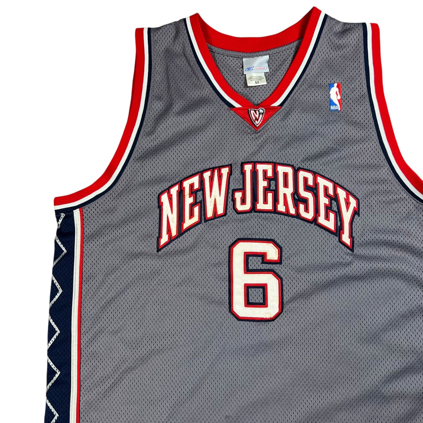 Vintage Y2K Reebok New Jersey Nets Kenyon Martin NBA Jersey (XXL)