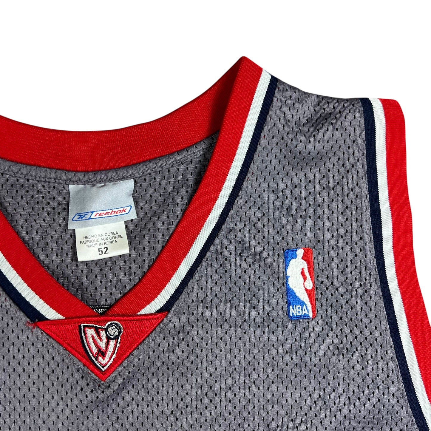 Vintage Y2K Reebok New Jersey Nets Kenyon Martin NBA Jersey (XXL)