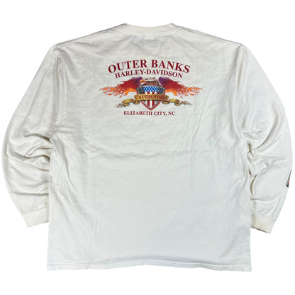 Vintage 2002 Harley Davison H-D long sleeve print shirt (XL)