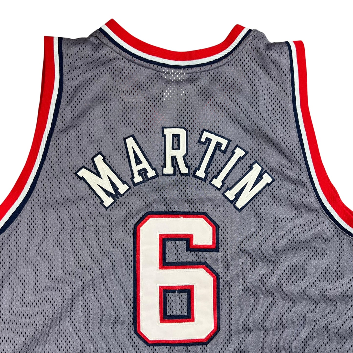 Vintage Y2K Reebok New Jersey Nets Kenyon Martin NBA Jersey (XXL)