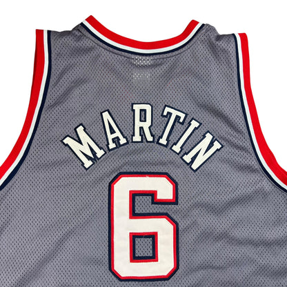 Vintage Y2K Reebok New Jersey Nets Kenyon Martin NBA Jersey (XXL)
