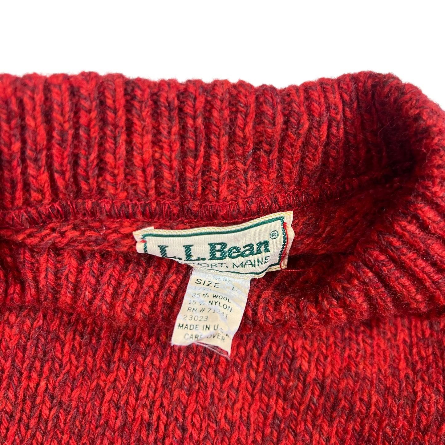 Vintage 80s L.L. Bean fisherman’s sweater (L)