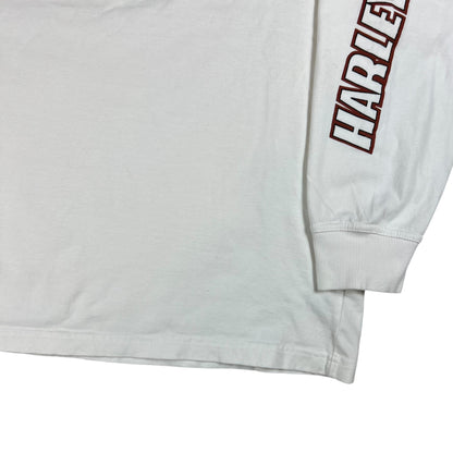 Vintage Y2K Harley Davidson Motorcycles long sleeve print shirt (L)