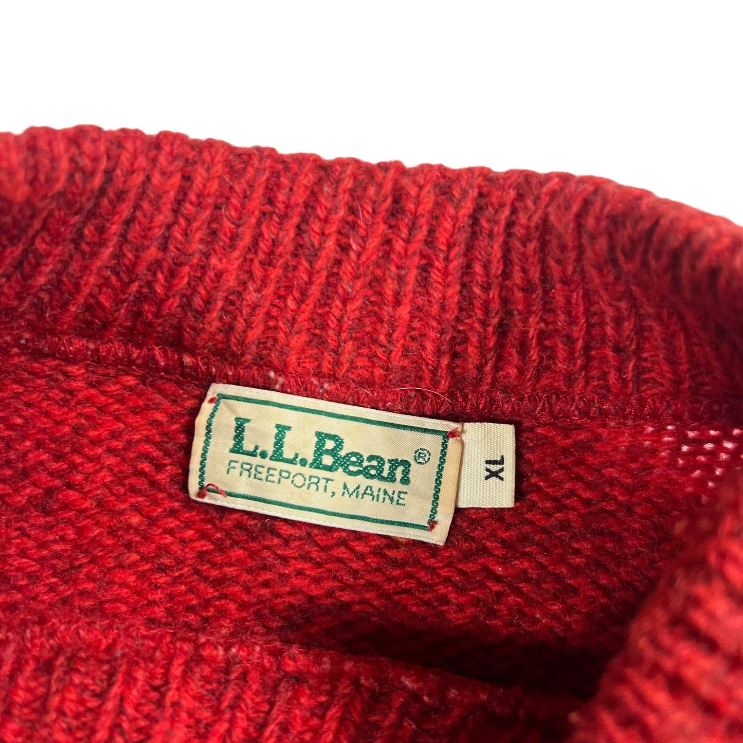 Vintage 80s L.L. Bean fisherman’s sweater (M)