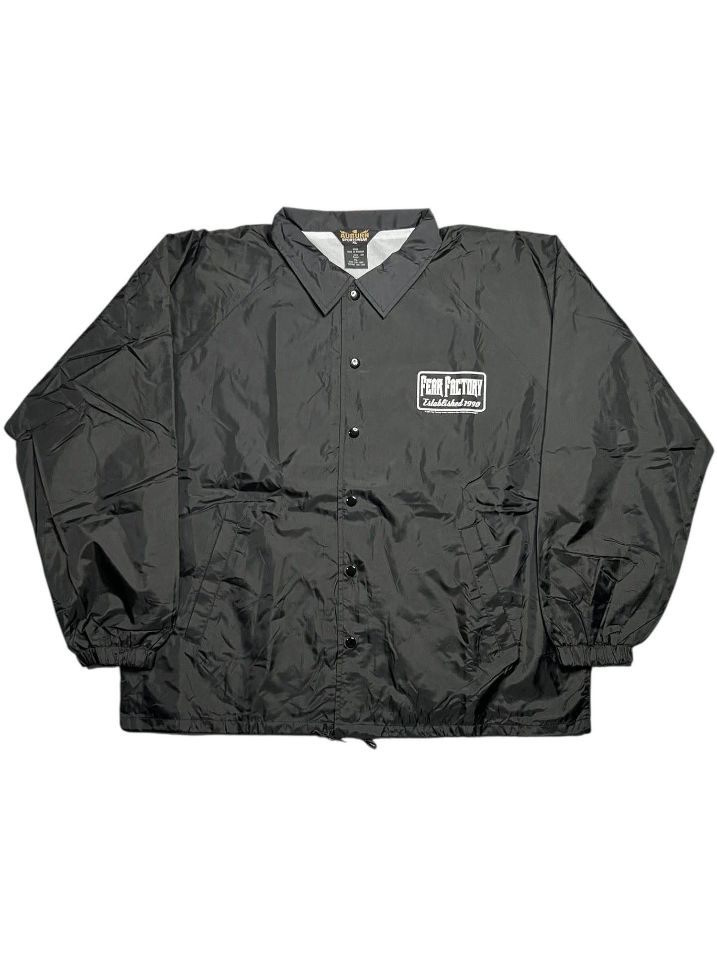 Vintage 2001 Fear Factory band coach jacket (XL)