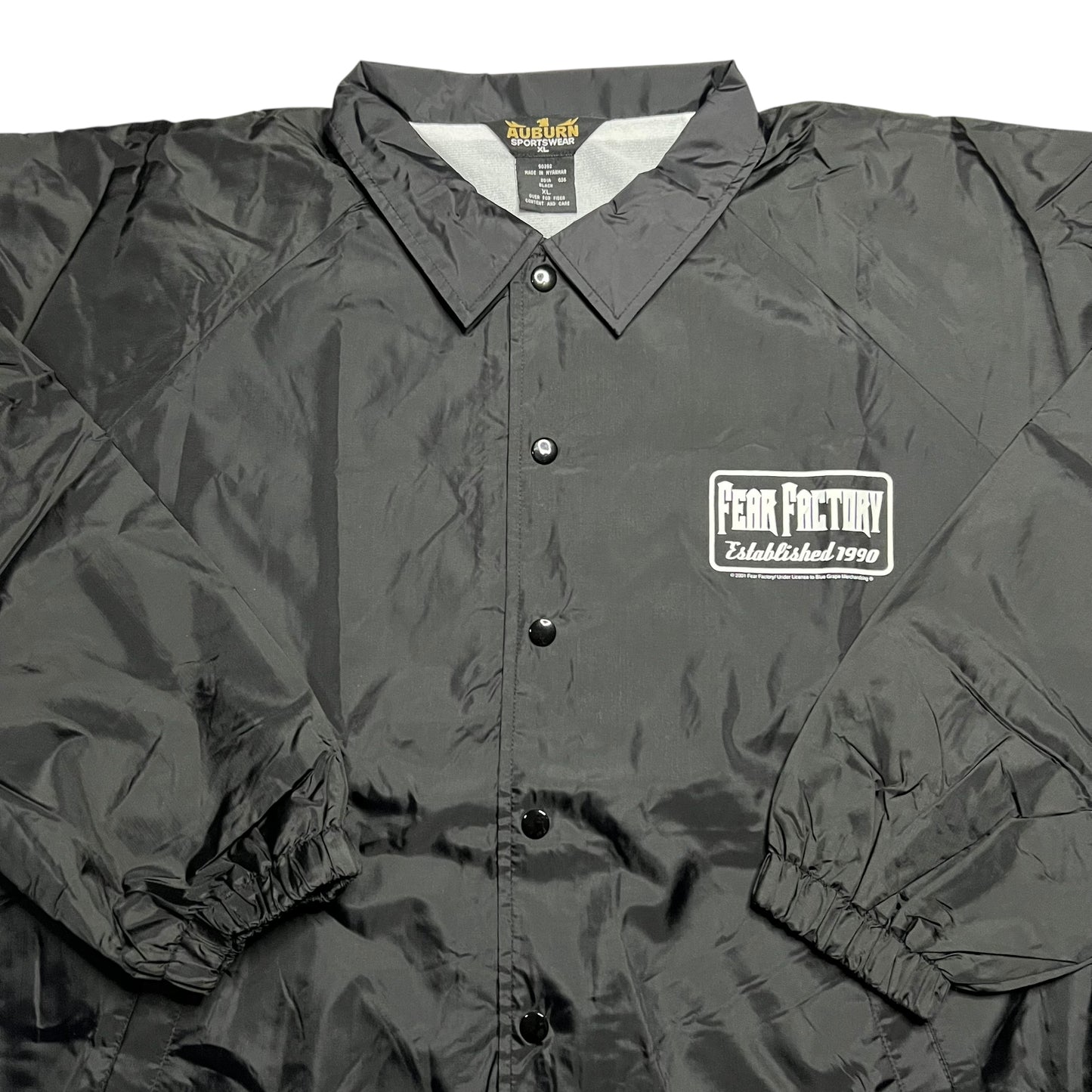 Vintage 2001 Fear Factory band coach jacket (XL)