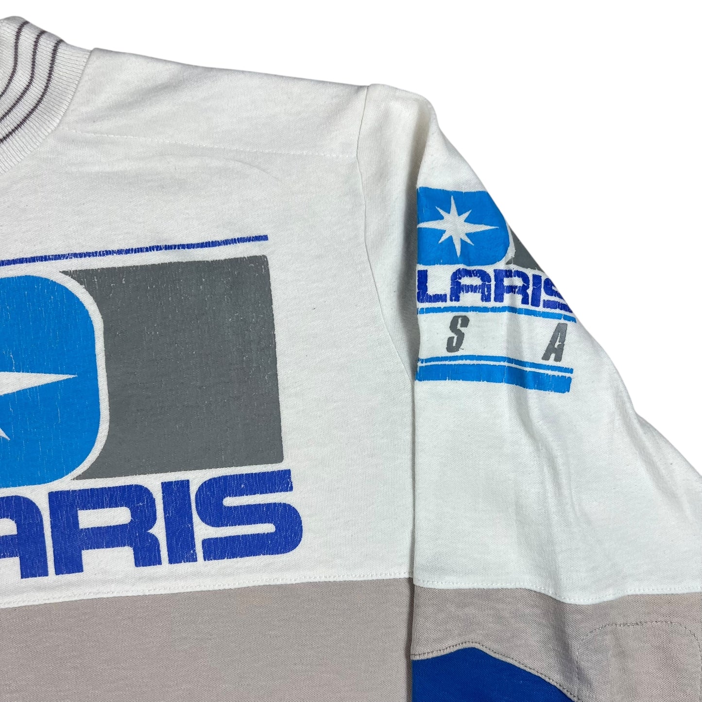Vintage 80s Polaris USA motocross BMX long sleeve print racing shirt (M/L)