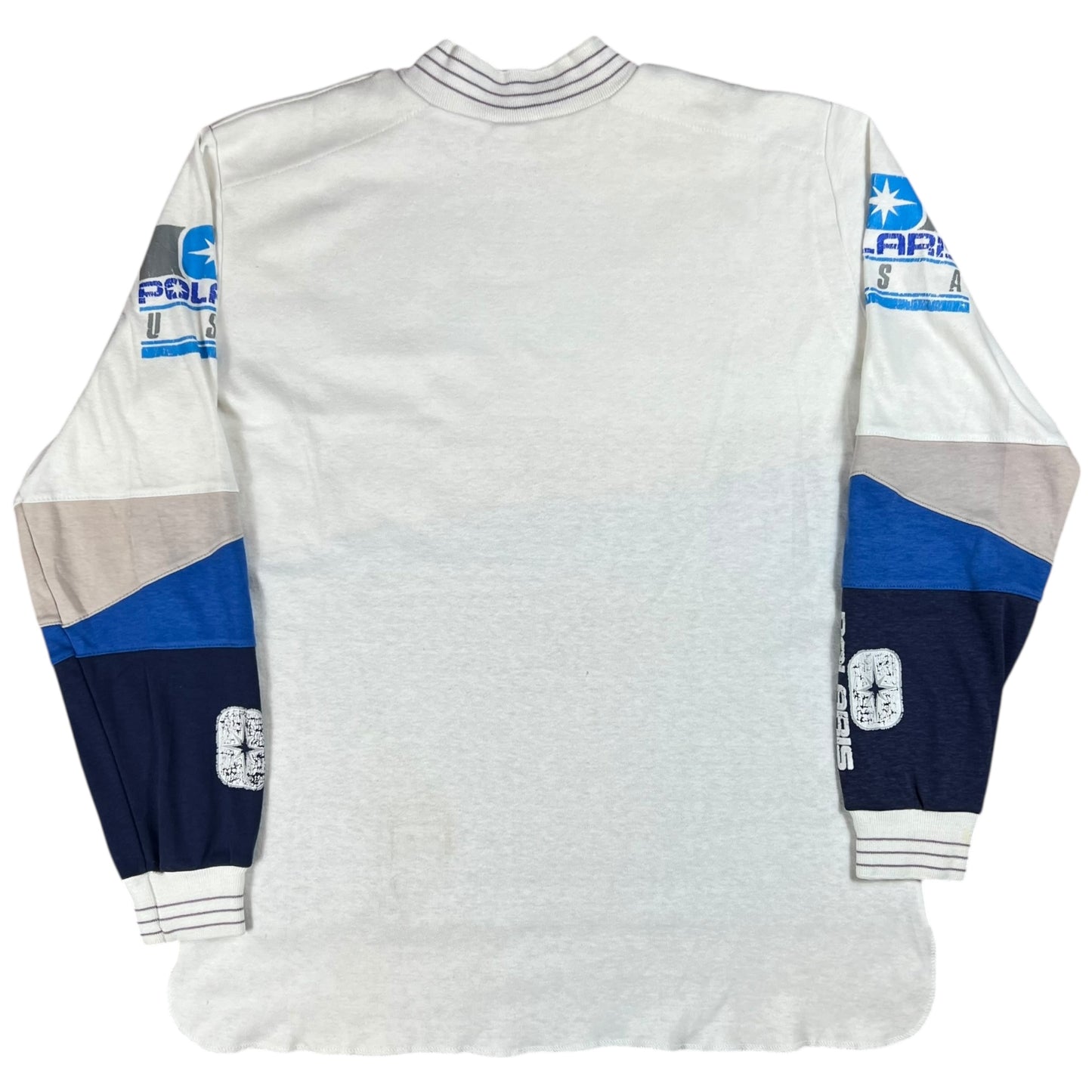 Vintage 80s Polaris USA motocross BMX long sleeve print racing shirt (M/L)