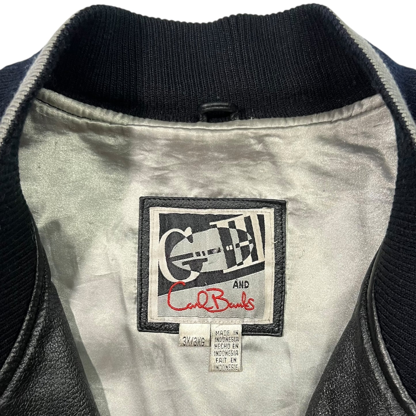 Vintage 90s G-III Carl Banks Oakland Raiders leather NFL jacket