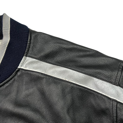 Vintage 90s G-III Carl Banks Oakland Raiders leather NFL jacket