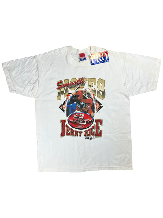 Vintage 90s San Francisco 49ers Smooth Moves Jerry Rice tee (XL) DS NWT