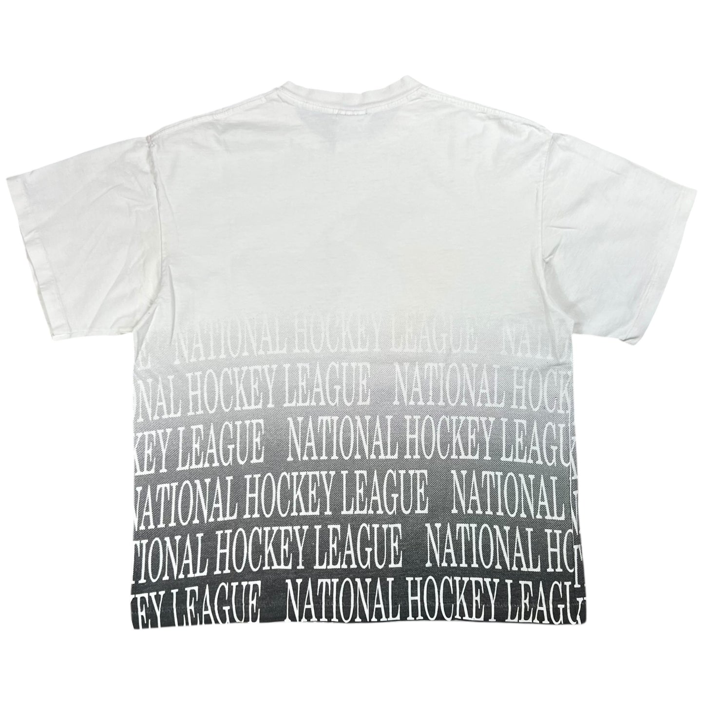 Vintage 90s Chalk Line Pittsburgh Penguins all over print tee (L)