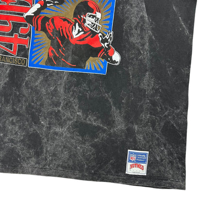 Vintage 1989 Nutmeg San Francisco 49ers Super Bowl acid wash tee (XL)