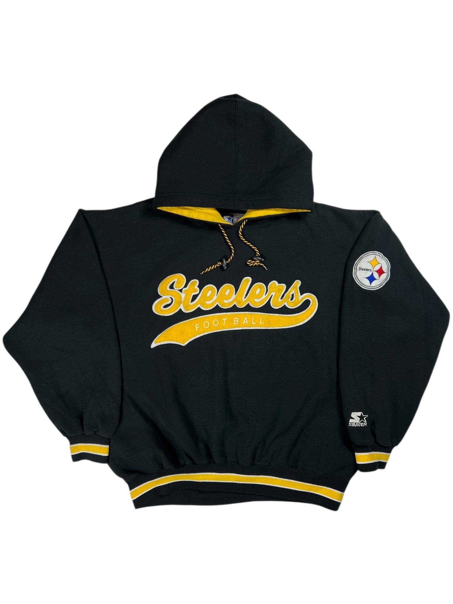 Vintage 90s Starter Pittsburgh Steelers Script hoodie (XL)