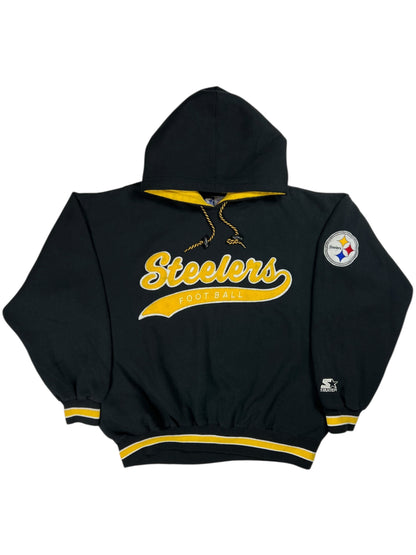 Vintage 90s Starter Pittsburgh Steelers Script hoodie (XL)