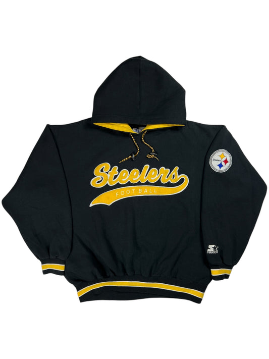 Vintage 90s Starter Pittsburgh Steelers Script hoodie (XL)