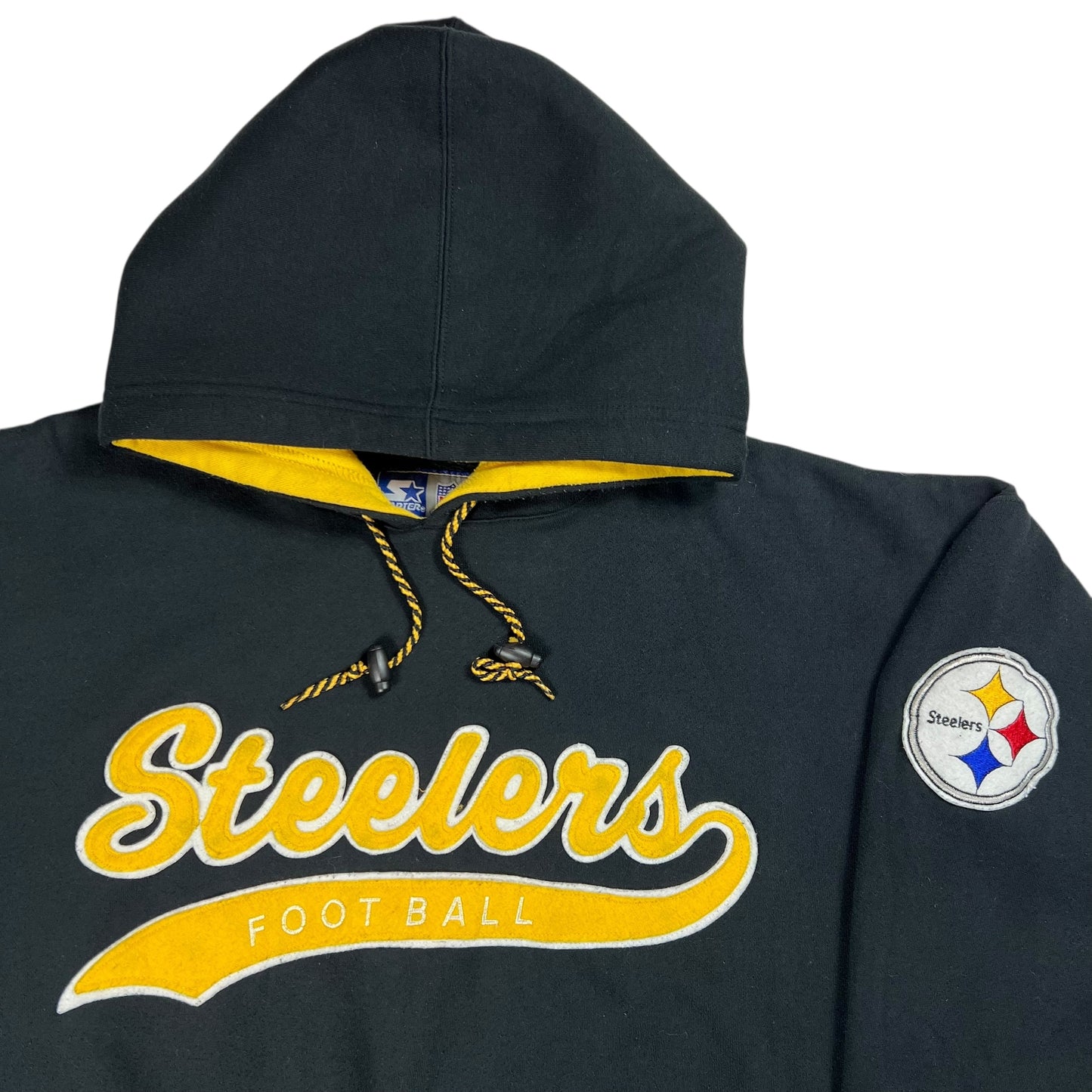 Vintage 90s Starter Pittsburgh Steelers Script hoodie (XL)
