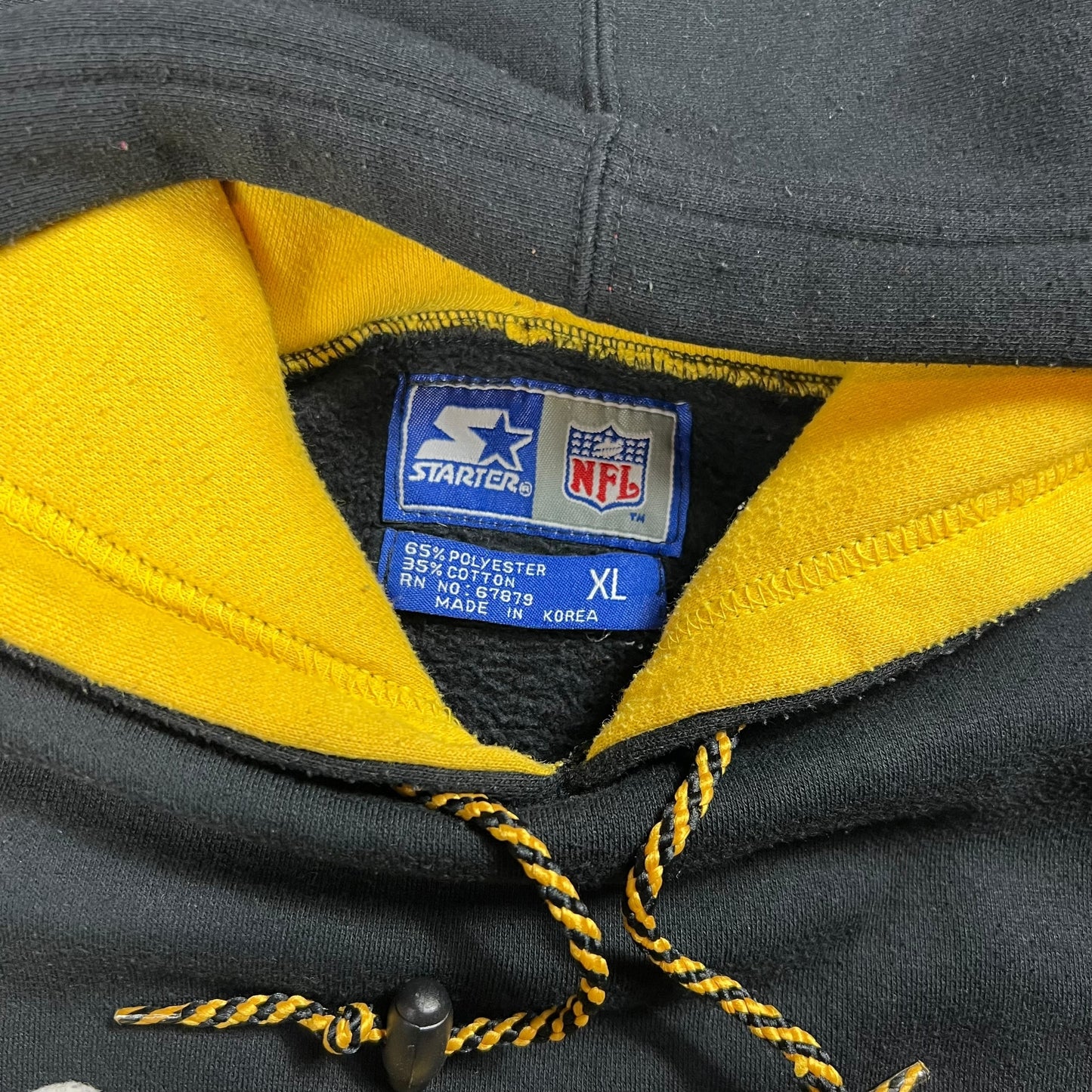 Vintage 90s Starter Pittsburgh Steelers Script hoodie (XL)