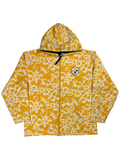 Vintage Y2K Reebok Pittsburgh Steelers digital camo zip up hoodie (XL)