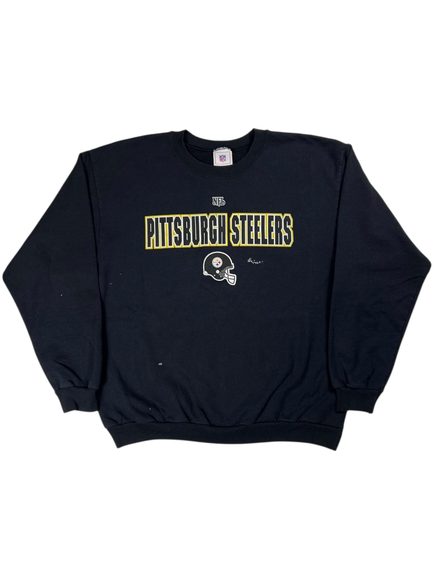 Vintage Y2K Pittsburgh Steelers NFL distressed crewneck (M/L)