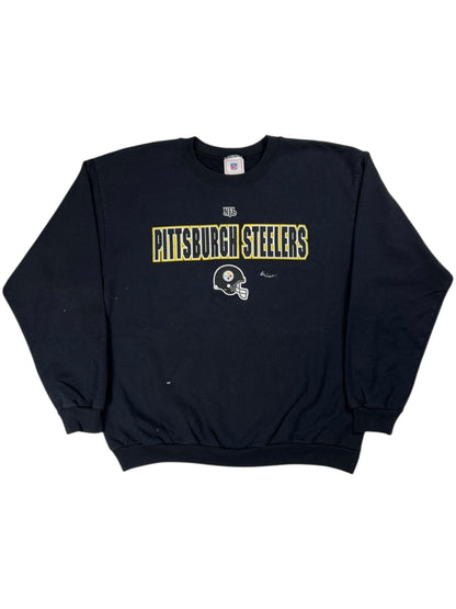 Vintage Y2K Pittsburgh Steelers NFL distressed crewneck (M/L)