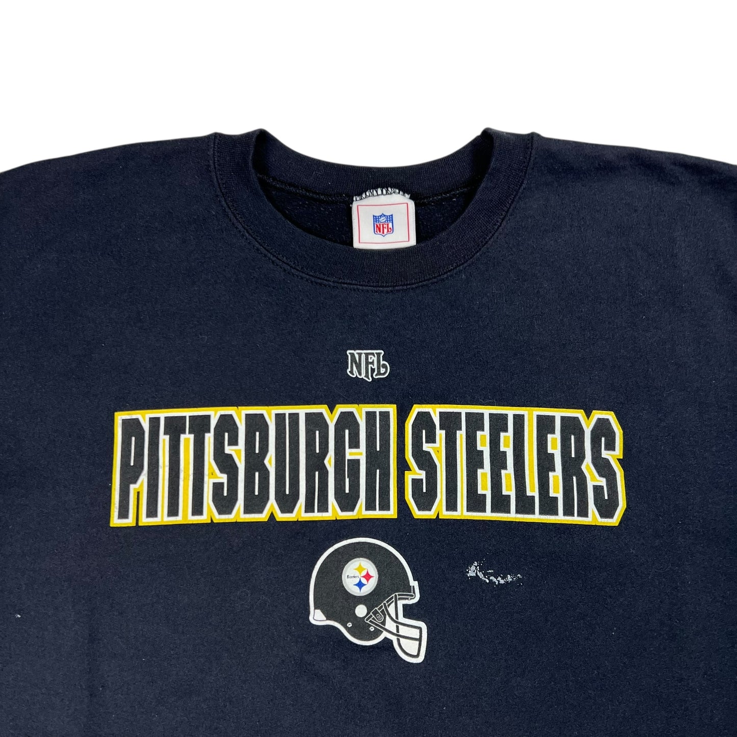 Vintage Y2K Pittsburgh Steelers NFL distressed crewneck (M/L)