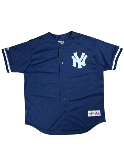 Vintage 90s New York Yankees Bernie Williams Majestic Diamond Collection baseball jersey (XL)