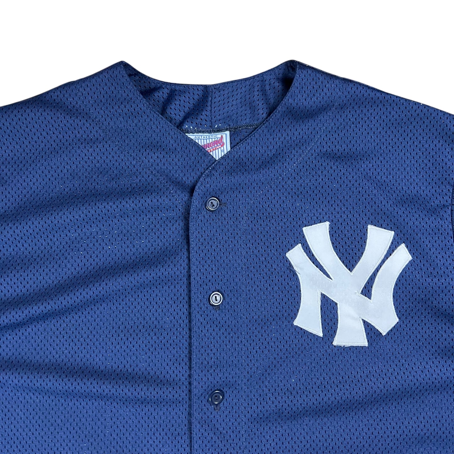 Vintage 90s New York Yankees Bernie Williams Majestic Diamond Collection baseball jersey (XL)